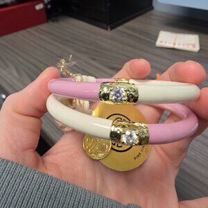 Pink & Ivory Yin Yang